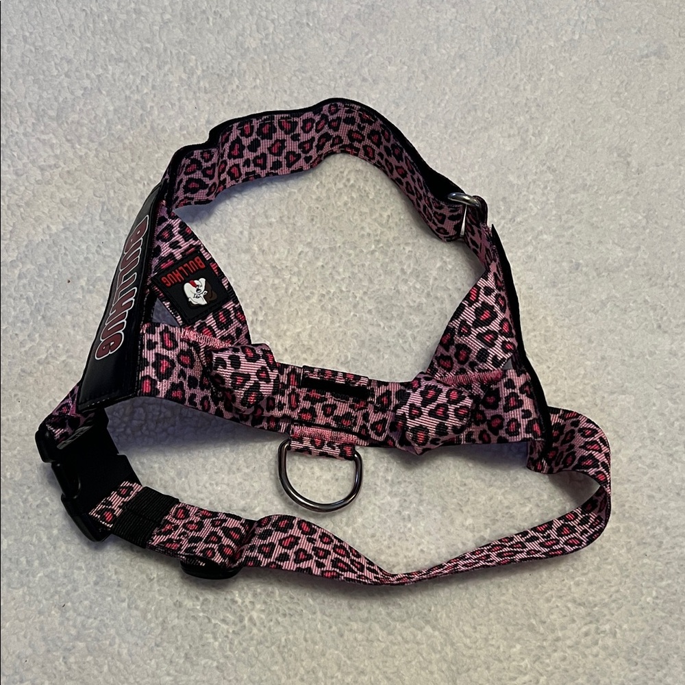Pink Leopard Dog Harness - Picture 3 of 5